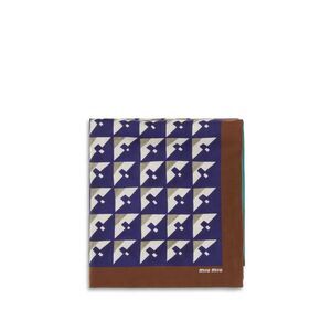 Miu Miu Multicolor Silk Women's Scarf